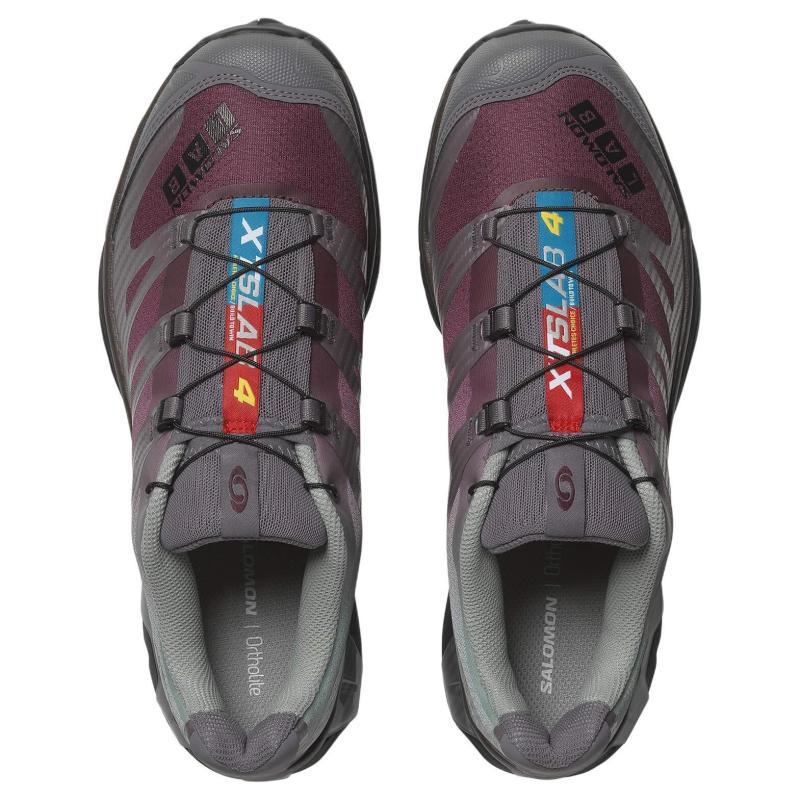 SALOMON XT-4 Anti-Slip Wear-Resistant Low-Top Outdoor Shoes Unisex Gray Sneakers 477411