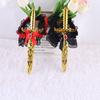 1pcs Halloween Pirate Hat Plastic Dagger Set Caribbean Costume Accessory with Black Lace Leggings Kids Party Props