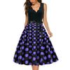 JPNTKY Moda Estiva Primaverile Senza Maniche Scollo a V Abiti Casual
