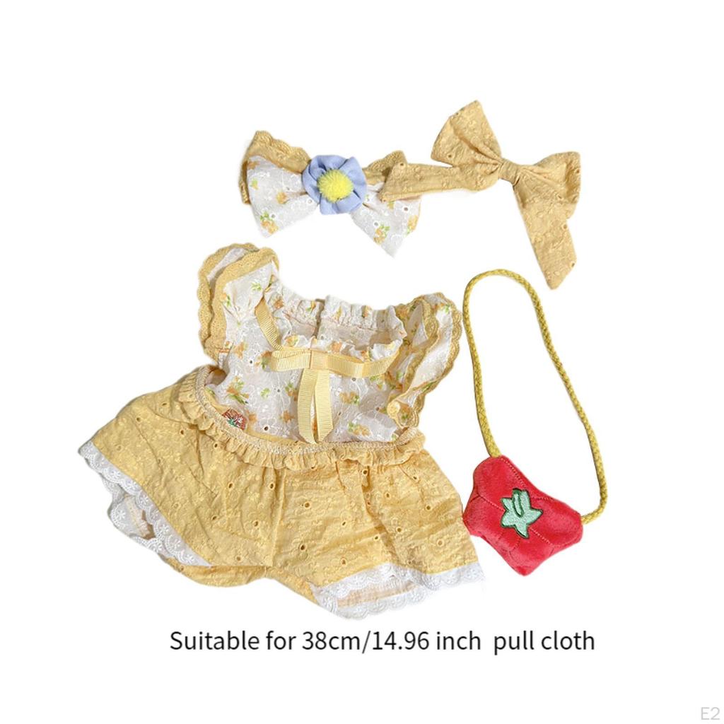 Pluszowa Lalka Kombinezon Romper Rekwizyty do Zdjęć DIY Edukacyjne Kostiumy Mody Ubrania Twoje Własne Lalki