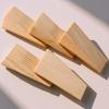 5Pcs Wooden Door Stopper Heavy Duty Triangular Wedges Door Holder Finger Protector Safety Stopper for Home Office Carpet Tile