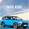 1/24 NIO ES8 SUV Alloy New Energy Car Model Diecast Metal Toy Vehicles Car Model High Simulation Sound and Light Childrens Gifts