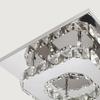 Modern Crystal Led Chandeliers Lighting 12W Led Lamps Living Room Bedroom Crystal Chandelier Led Lustre Chandelier Lamps
