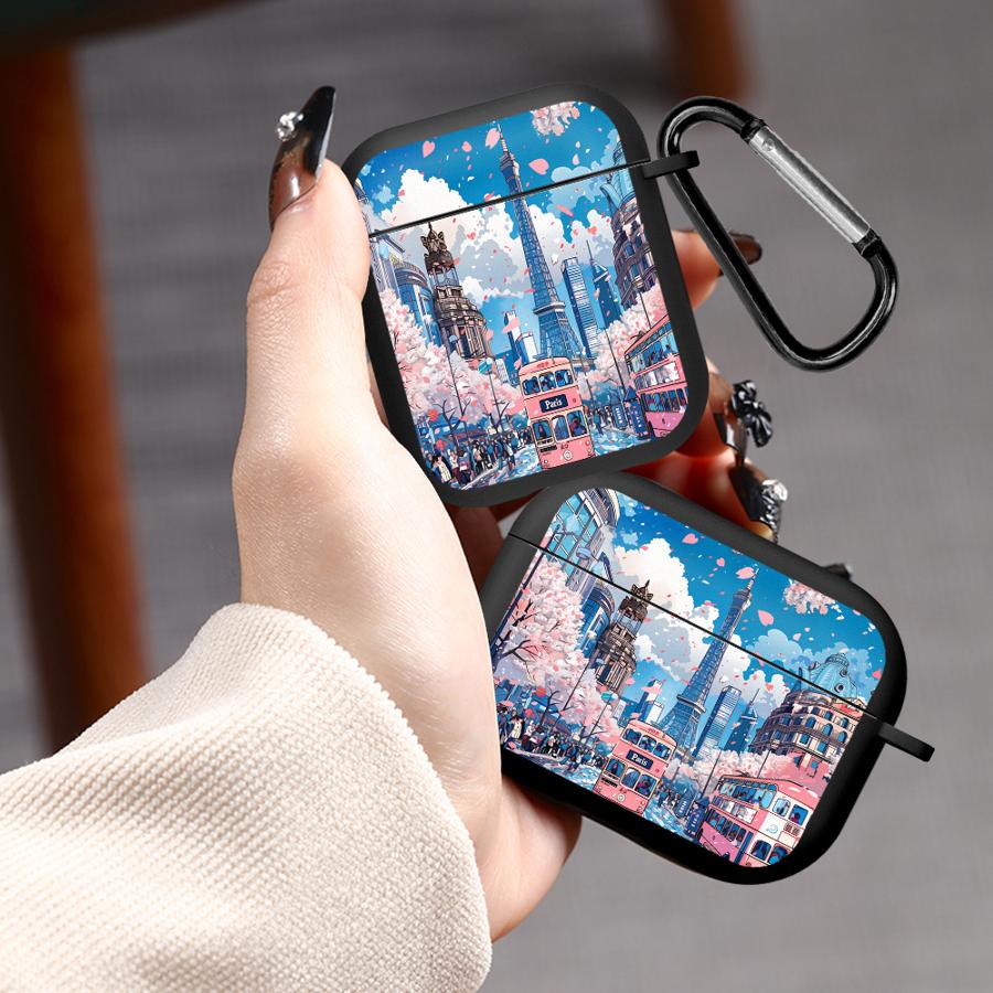 Sakura Town Earphone Cases Cover Case For Airpods Pro3 1 2 3 Pro2 4 Pro