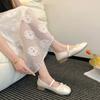 Inner Height Increase French Gentle Mary Jane Single Shoes Women's Shoes 2025 New Spring Bow with Skirt Evening Shoes