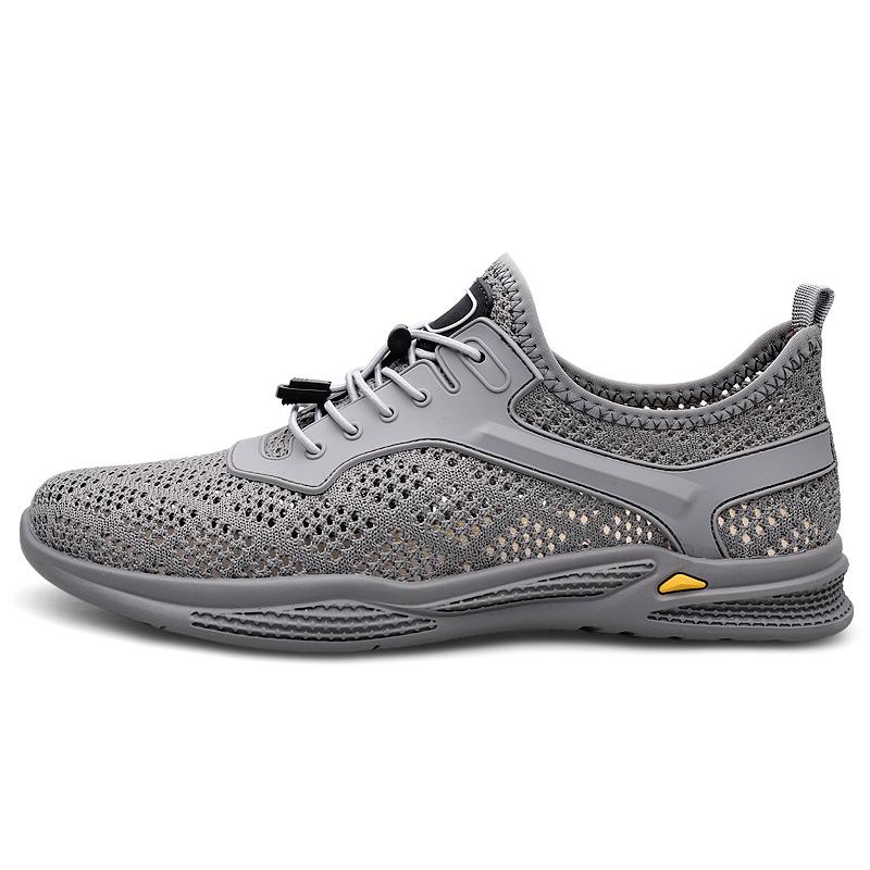 Fashion Summer Men's Breathable Flats Hollow Out Casual Shoes Fashion Outdoor Soft Sole Comfort Walk Sneakers Commute Casual Mesh Shoes