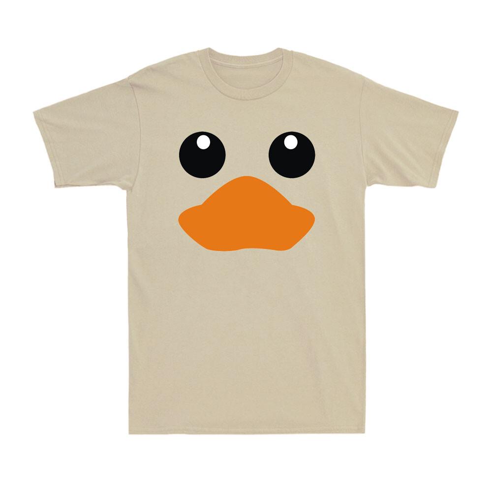 Rubber Duck Shirt Funny Duck Face Novelty Unisexs Cotton Short Sleeve Tshirt