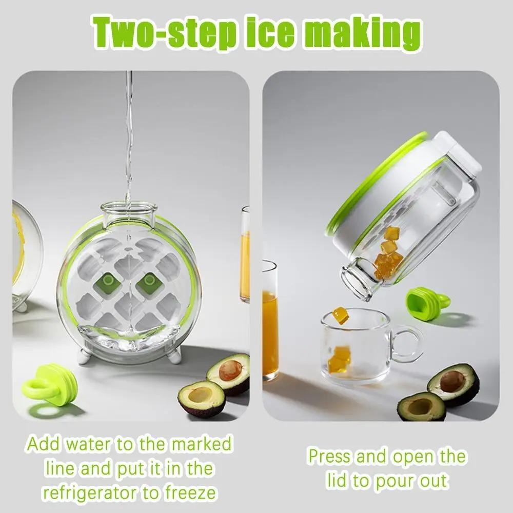 Multiple Grids Ice Cubes Water Bottle Versatile Ice Cube Kettle Creative Ice Cubes Tray Bar