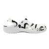 White Printed EVA Clogs for Women Men Ventilated Breathable Slip On Casual Shoes Lightweight Summer Sandals Daily Walking