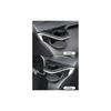Tsuchiya Yac Drink Holder, Driver's Seat SY-CO5 and Passenger's Seat SY-CO6 Set, for Toyota Corolla Cross (10 Series), Black and Silver