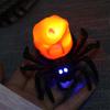 Crawly Spider Pumpkin LED Light Scary Spider Night Light  Holiday Party