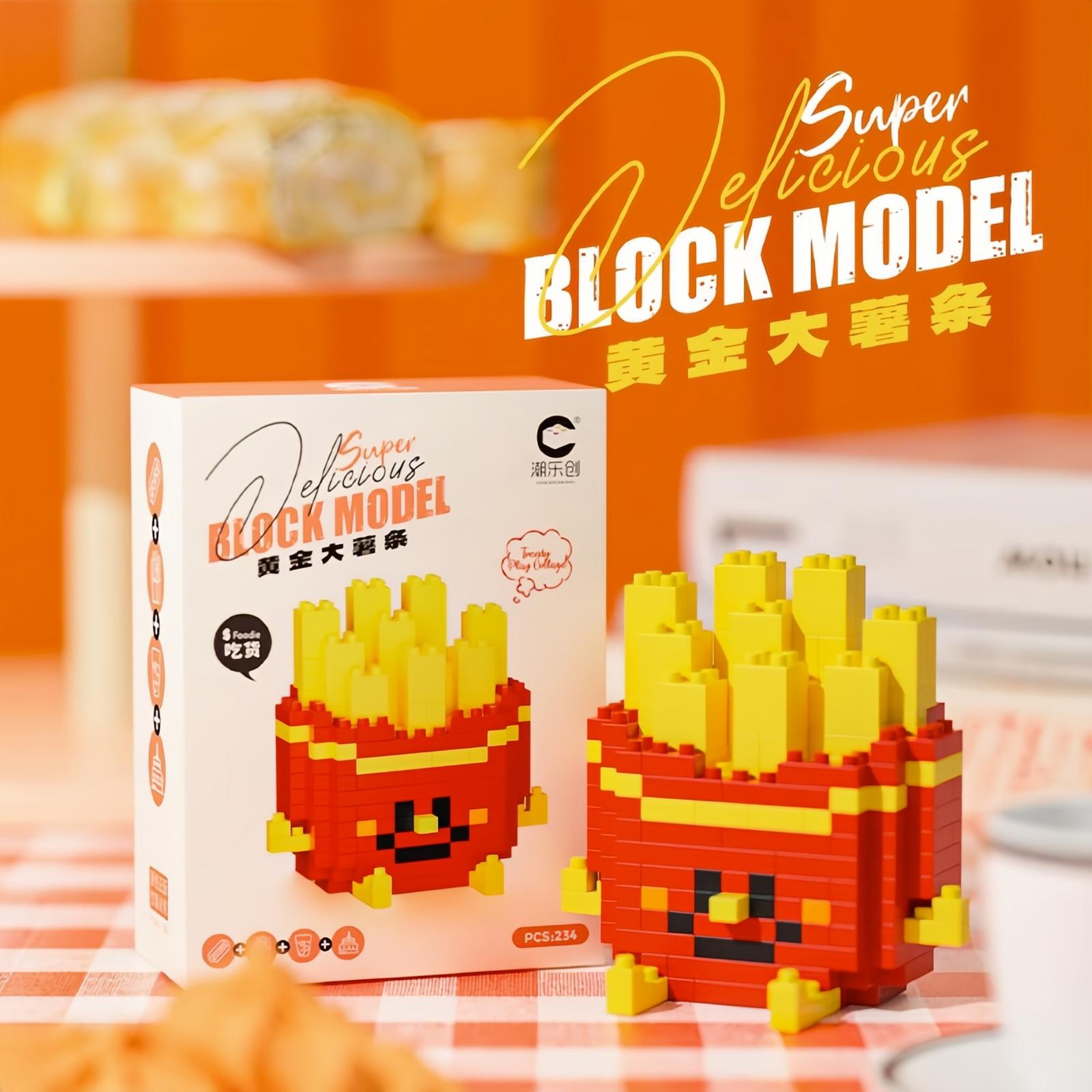 Мультяшная фигурка Образовательная модель из строительных блоков One Size
