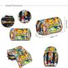 Set Zaino per Bambini Pokemon Pikachu con Tessuto Oxford per Scuola e Uso Quotidiano