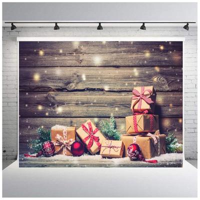 Party Decor Vinyl Winter Photography Background Board Christmas Decor Photo Props Cloth Backdrops