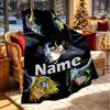 Custom Name Personalized Saint Seiya Print Blanket, Home Decor, Bedroom, Sofa, Camping, Couch, Gifts for Birthday Christmas