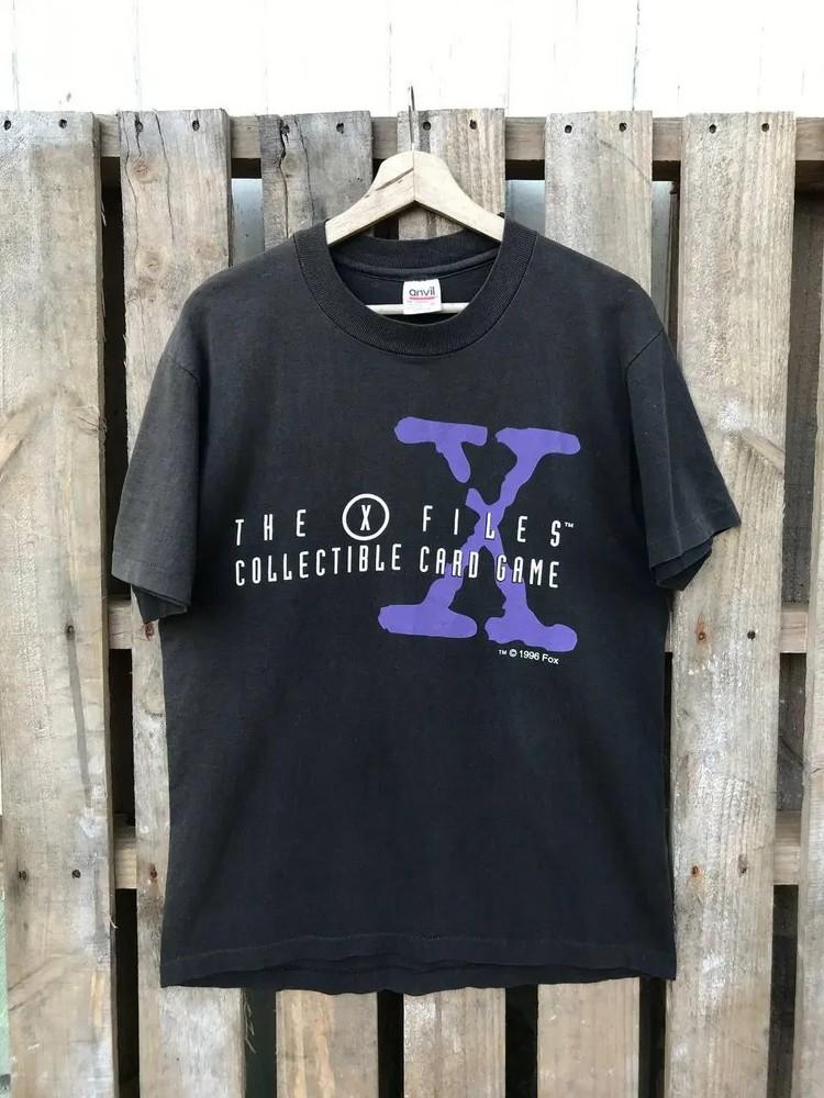 Vintage 90 s The X Files Black Color reprint Unisex Shirt  AN48141 Unisex T-Shirt L