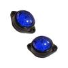 2 Pcs Mount Blue LED Rear Side Marker Lights for Trucks, Traile,Cab Marker, RV Marker,Marine