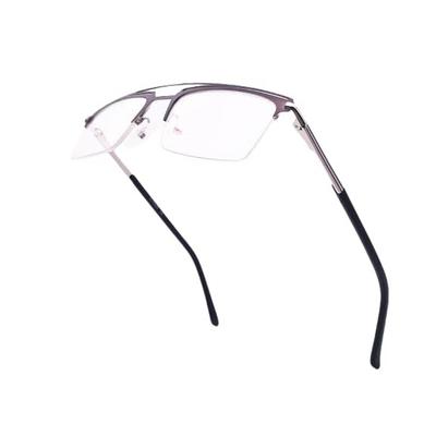 RSINC Half Rim Frame Eyeglass Spectacle Optical For Men And Women Sports Black-sliver 50-19-138 NS10235 (TTN -01) M1 DX-J0ZM-BC9H