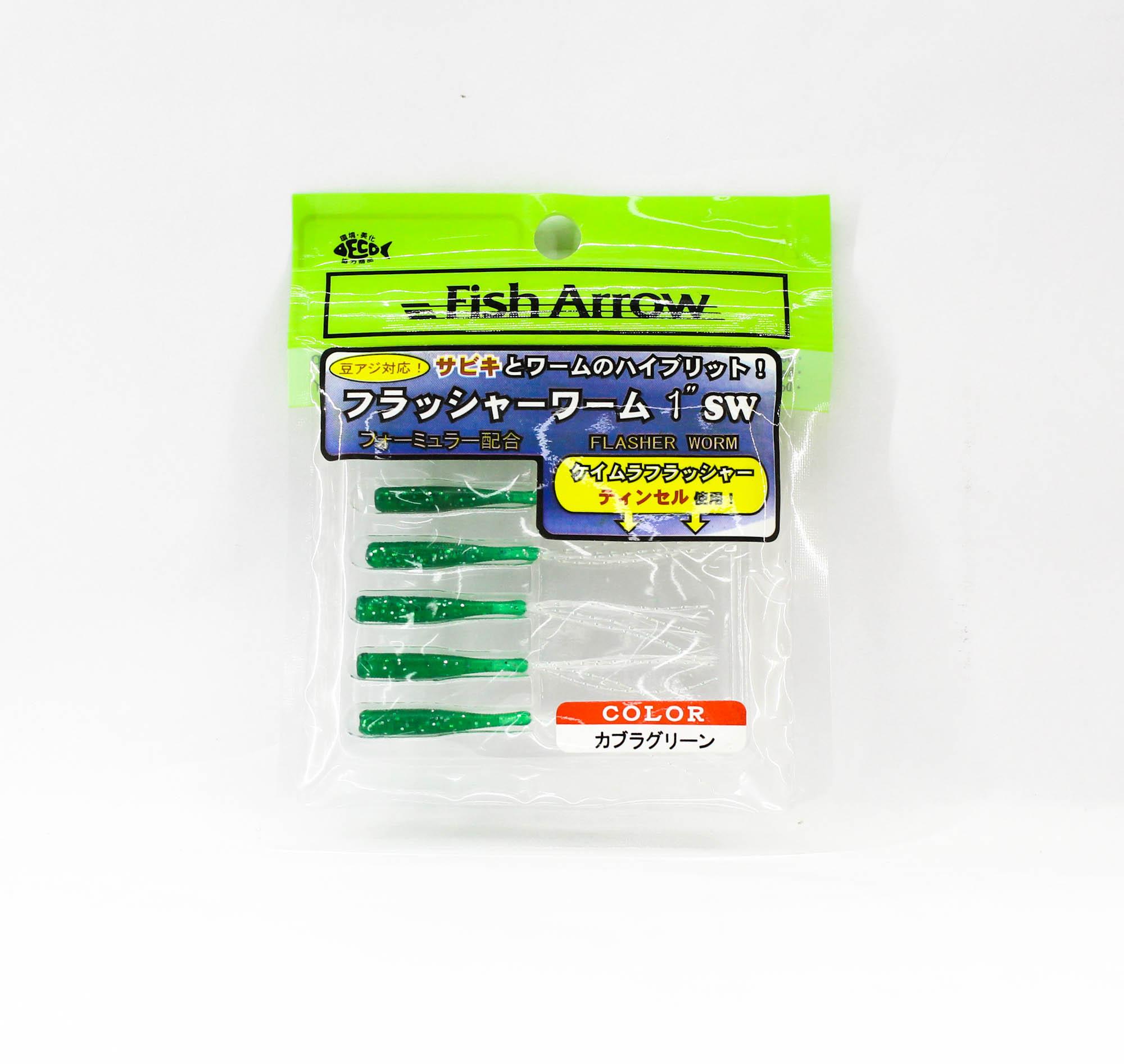 

Fish Arrow Soft Lure Flasher Worm 1 дюйм 6 штук в упаковці №09 (0455)