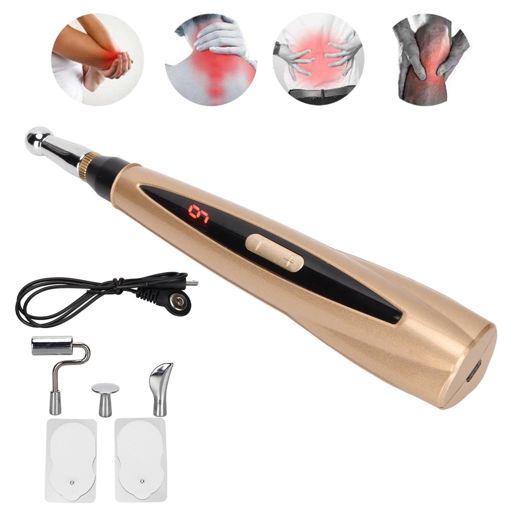 Electronic Acupuncture Massage Pen Relieve Fatigue Improve Circulation Acupoint Meridians Massager