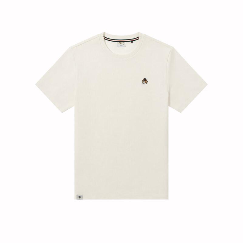 HAZZYS Men's Waffle Knit Crew Neck Short Sleeve T-Shirt