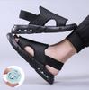 Fashion Men Sandals 2024 Breathable Weaving Men Summer Sports  Shoes Man buffer Casual Beach Slippers Comfortable Barefoot Sandals Homme