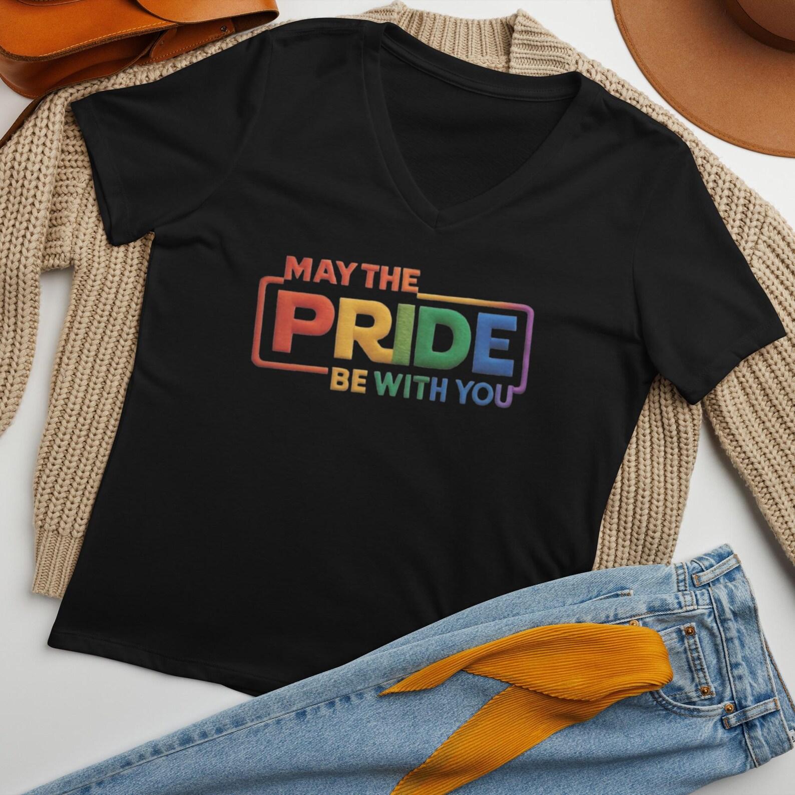SW Pride Women’s relaxed v-neck t-shirt 3XL