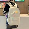 Schoolbag Fresh Macaron Backpack Women's Simple Travel Backpack Mori College Style Junior High School Student High School Student School Bag