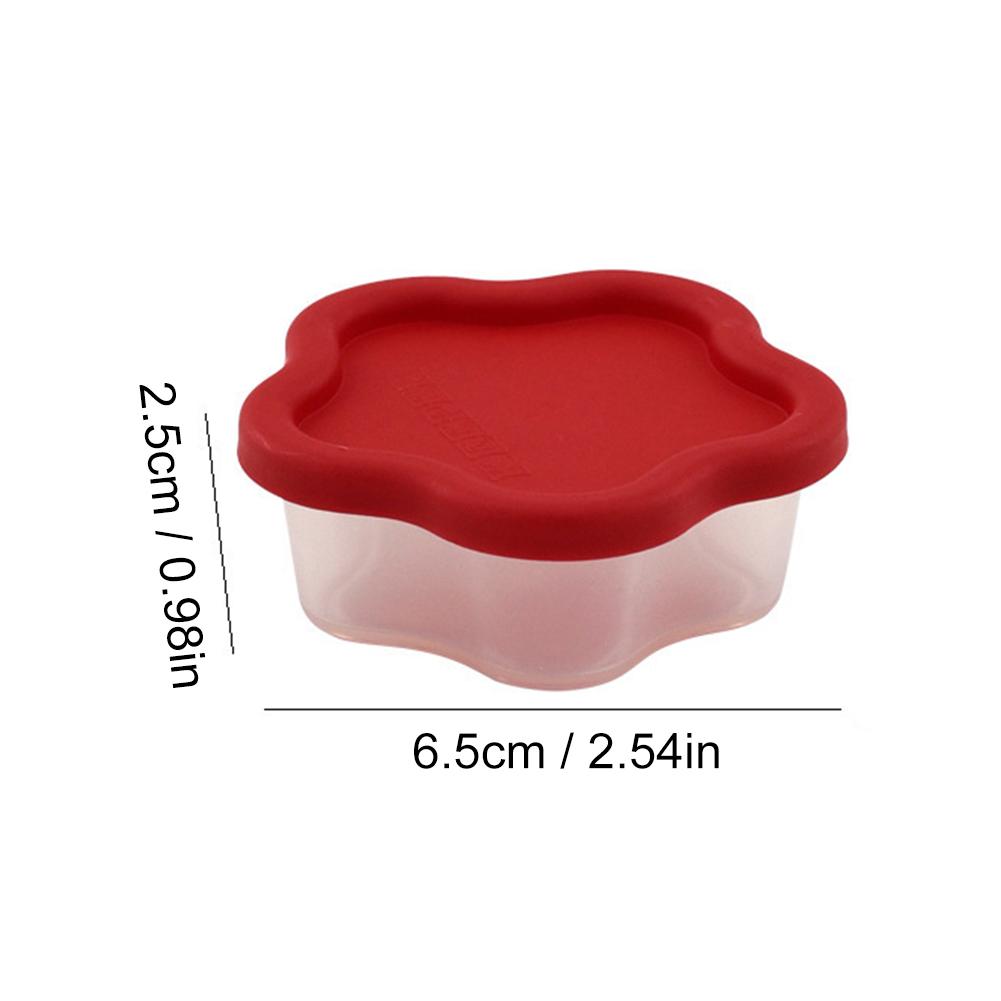 Mini Squeeze Bottle Lunch Box Plastic Condiment Bottle Ketchup Salad Dressing Condiment Portable Food Container 5pcs