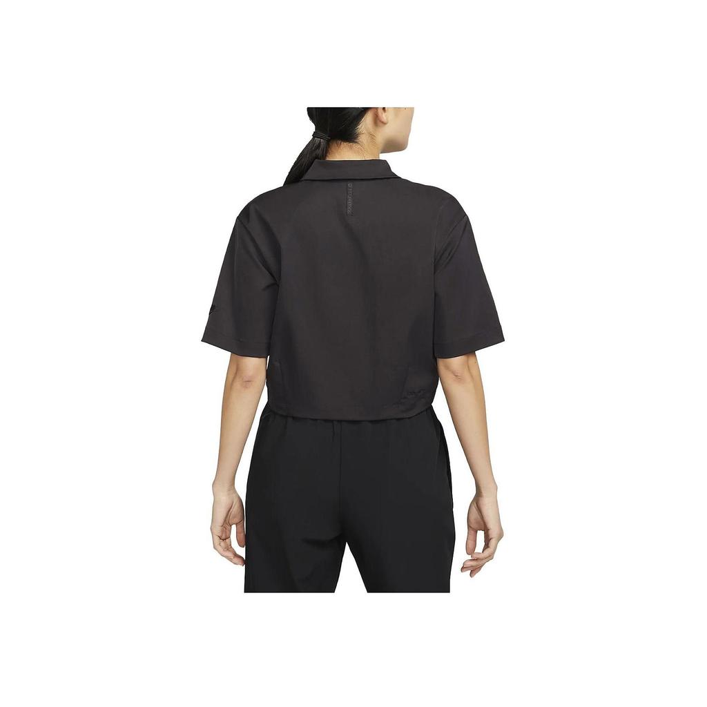 Nike Women's Dri-FIT Tech Pack Woven Cropped Polo DV8241-010