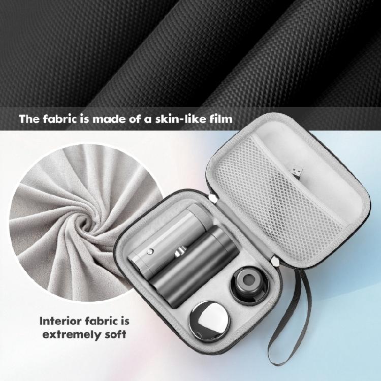 Camping and Concert Fan Carry Case for Shark ChillPill with Hard Shell Exterior Wrist Cord and Metal Clip for Compatible Daily Storage