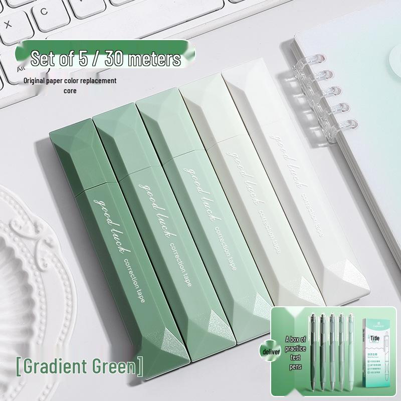 Gradient Invisible Color Correction Tape - Smooth, Portable, High-Quality Stationery for Primary School Students