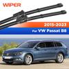 For VW Passat B8 2015- 2016 2017 2018 Wiper Front Wiper Blades Windshield Windscreen Window 26"+ 24"+19"