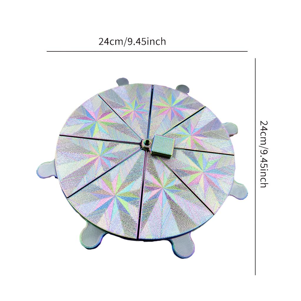 Bohrerplatte 8 Felder Große Kapazität Diamantmalerei Stift Perlenplatten Achteckiger Spiralbodenplatte