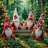 Nordic Knitted Santa Gnome Ornament: Christmas Tree Decoration, Faceless Doll for Living Room