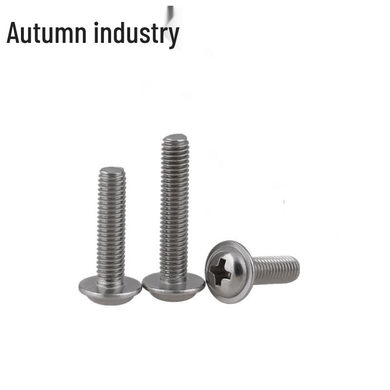 304 Stainless Steel Phillips Pan Head Machine Screw with Washer and Pull Handle (M2-M6).