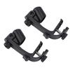 VGEBY 2-Piece Drum Microphone Stand Clamp Adjustable Microphone Holder 18mm-22mm Black