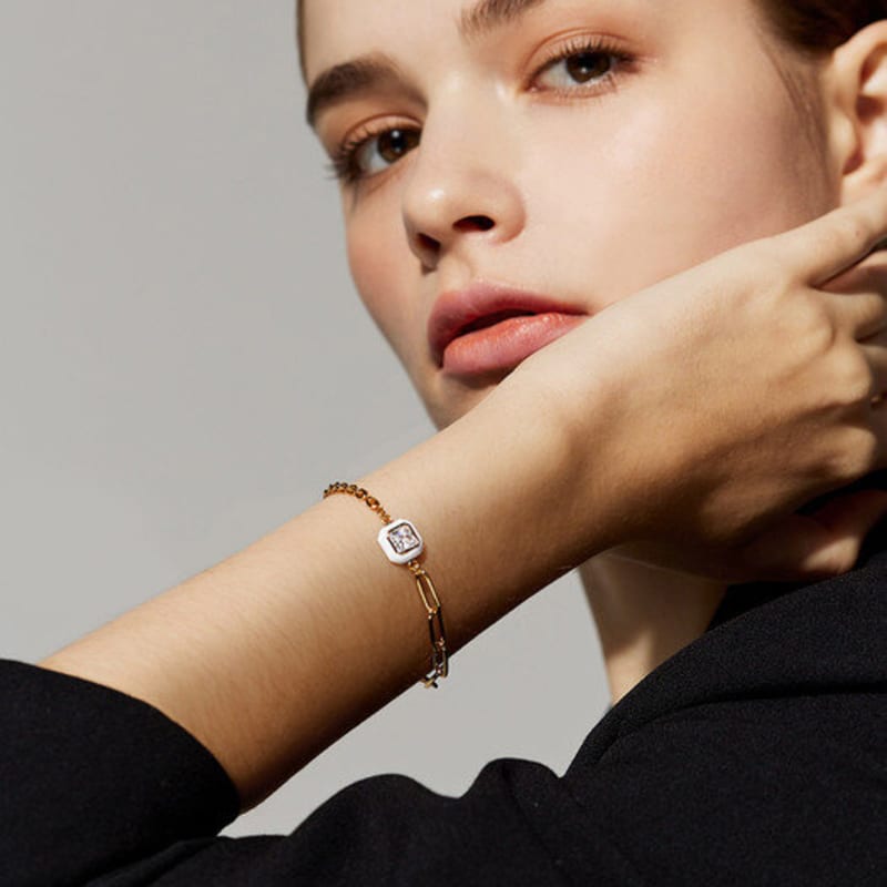 TANI by MINETANI Claire Asscher cut Bracelet