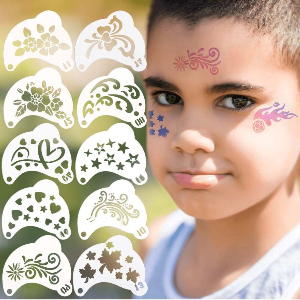 Assorted Designs Body Art Stencils Hollowed Design DIY Makeup Tools  DIY Makeup