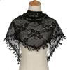 Cute Lace Flower Hair Scarf Vintage Sweet Headscarf Shawl Casual Triangle Head Scarf  Photography