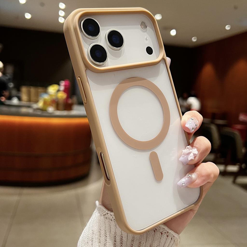 Luxury Shockproof For Magsafe Magnetic Phone Case for For Iphone 17 Air 16 15 14 Plus 13 12 Mini 11 Pro XR XS Max Clear Bumper Cover
