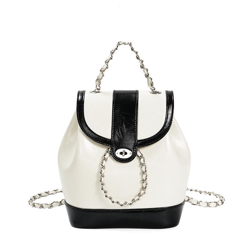 

Дорожный рюкзак малой вместимости, простой кожаный повседневный рюкзак для студентов колледжа, женский модный рюкзак с высоким чувством стиля