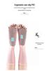 Women's Non-Slip Five-Toe Yoga Socks, Mid-Calf, Winter Fitness - New Arrival
