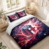 Bedding Set 1 Duvet Cover 2 Pillowcases Bologna FC Print Bedroom Home Decoration