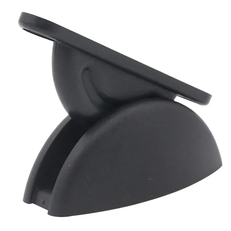 Butée de porte clip noir/blanc Rétenteur à ventouse de porte de cabine Attrape-fermoir Accessoires modifiés pour caravane Camping-car Bateau Camping-car