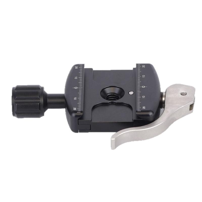 Adjustable 50mm Quick Release Clamp Mount For Camera Tripod And Studio Equipment With Secure Locking Mechanism