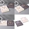 Velvets Jewelry Storage Tray for Drawer Organization Portable Rings Organizer Multifunctional Necklace Bracelets Case