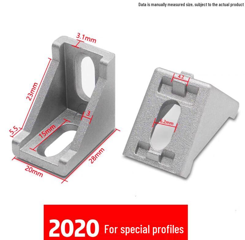 Алюминиевый профиль угловой кронштейн 90 градусов