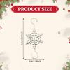 10 Pieces Christmas Ornament Hooks Christmas Tree Hangers Reusable Heavy Duty Xmas Hooks for Office Wedding Xmas Festival