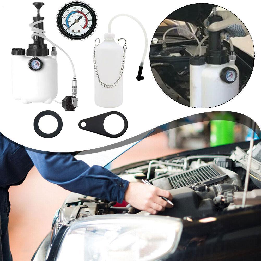 Brake Fluid Bleeder Brake Fluid Replacement Tool 3L Large Capacity Corrosion-Resistant Brake Oil Replacement Kit For Most Cars